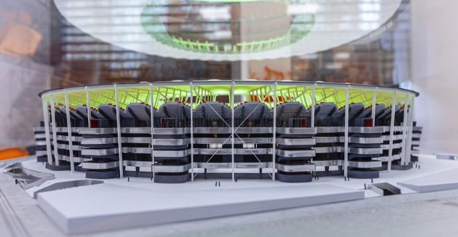 Maqueta del Nou Mestalla