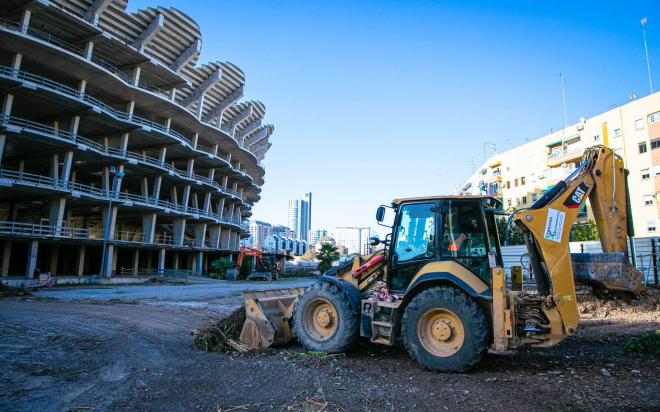 Nou Mestalla en obras