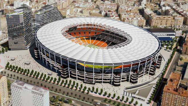 Primera imagen del Nou Mestalla