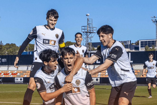 Un gol del VCF Juvenil