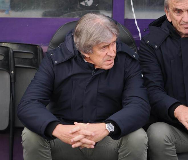 Manuel Pellegrini, ante el Valladolid.