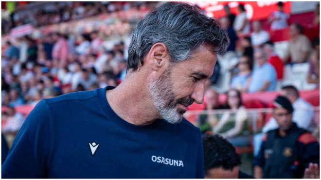 Vicente Moreno, entrenador del Osasuna. (Foto: Cordon Press)