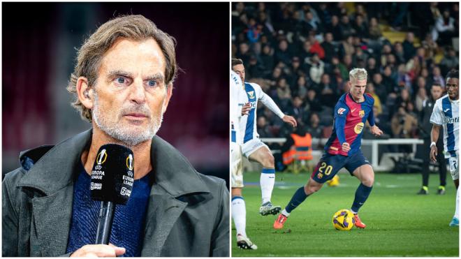 Ronald de Boer no dudó en criticar la situación del Barcelona por el caso de Dani Olmo (foto: Cor