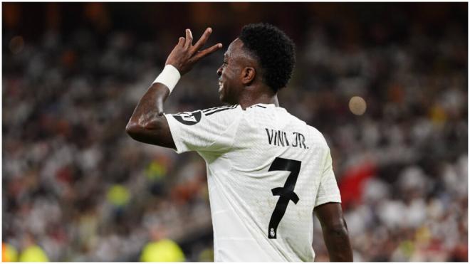 Vinícius Jr en la Supercopa de España. (Foto: Cordon Press)