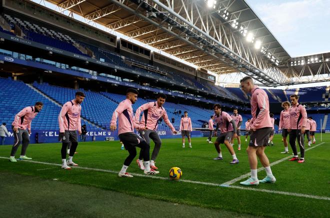 Entreno perico. (Foto: RCD Espanyol)