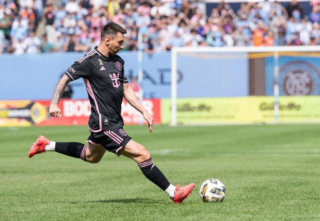 Leo Messi, en un partido del Inter de Miami (Foto: Cordon Press).