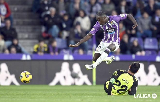 Amath Ndiaye, ante el Betis.