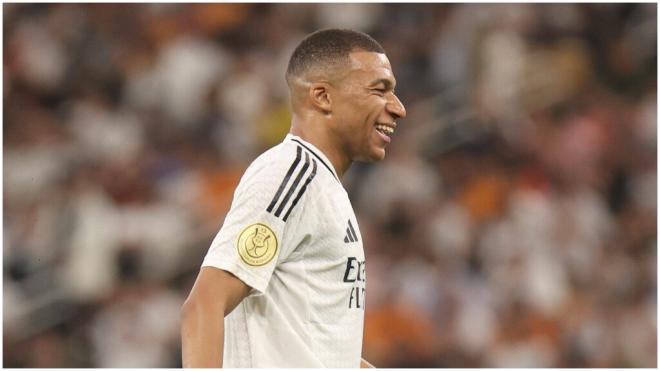 Kylian Mbappé con el Real Madrid. (Foto: Cordon Press)