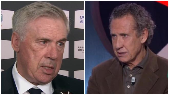 Jorge Valdano señaló que Carlo Ancelotti es el único técnico blanco que aguanta dos goleadas de