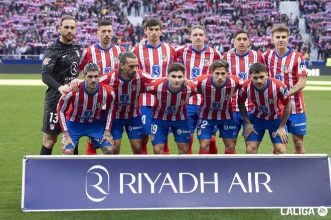 Once del Atlético de Madrid ante Osasuna (foto: LALIGA.es).