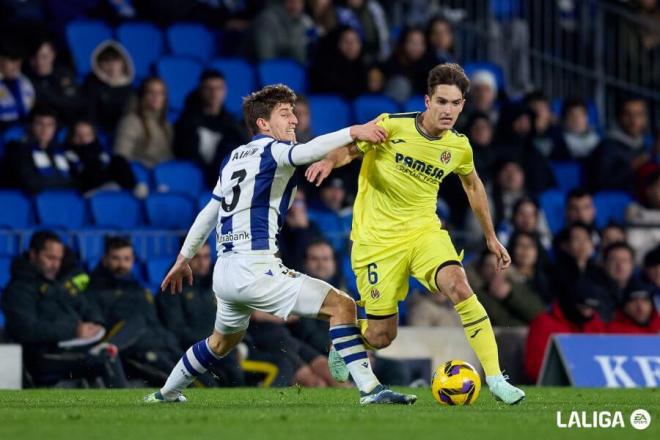 Aihen Muñoz será de la partida ante la Lazio en Italia. (Foto: LALIGA)