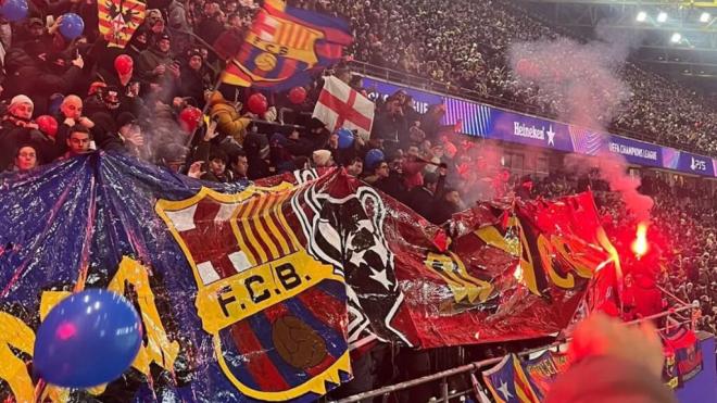 Boixos Nois en el estadio del Borussia Dortmund (Foto: X)