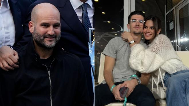 Pere Guardiola, hermano de Pep, y María y Márius, dos de sus hijos (Cordon Press/ @maria.guardiol