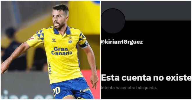 Kirian Rodríguez y su perfil de X.