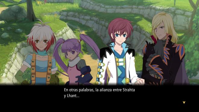 Captura de pantalla de Tales of Graces f Remastered.