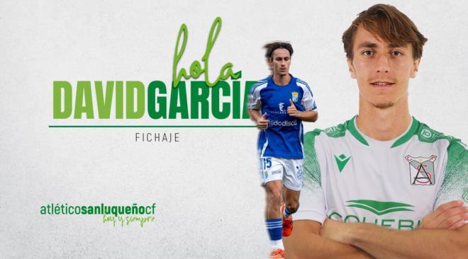 El Sanluqueño ha anunciado el fichaje de David García.