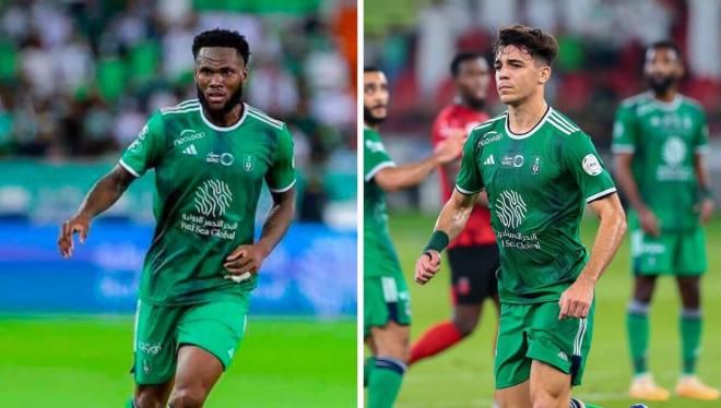 Franck Kessié y Gabri Veiga, con el Al Ahli (Fotos: Cordon Press).