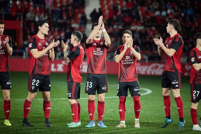 El CD Mirandés está siendo la gran sorpresa del campeonato. (Foto: CDM)