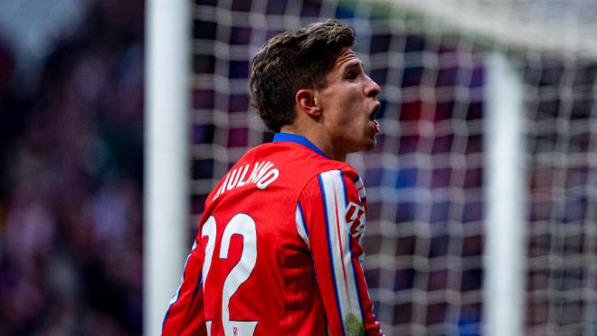 Giuliano Simeone, en un partido con el Atlético de Madrid (Cordon Press)