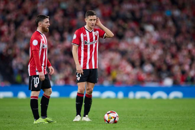 Iker Muniain y Ander Herrera, durante un partido con el Athletic (Foto: Cordon Press).