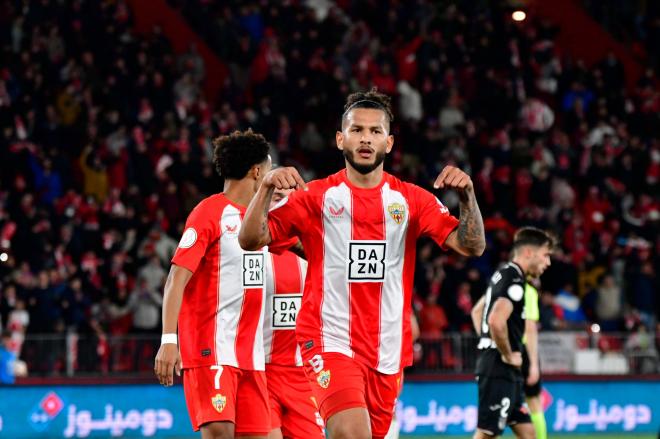 Luis Suárez en el Almería-Leganés de Copa. (Foto: Cordon Press)