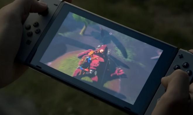 El primer vistazo a la Nintendo Switch en 2016 con Breath of the Wild (Imagen: Nintendo).