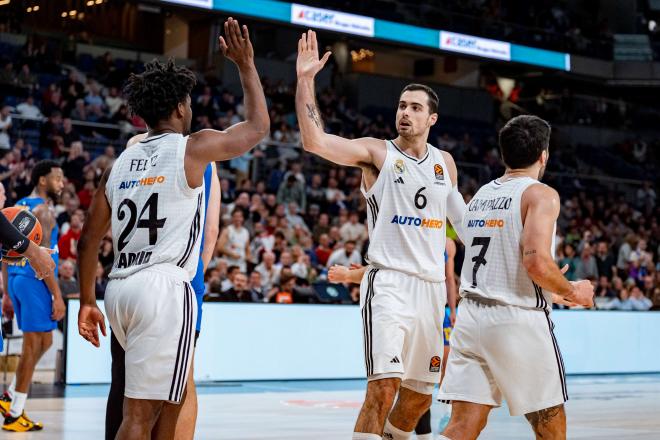 El Real Madrid venciendo en el Wizink Center (Cordon Press)