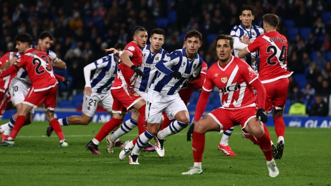 Lance del partido copero ante el Rayo. (Foto: Real Sociedad)