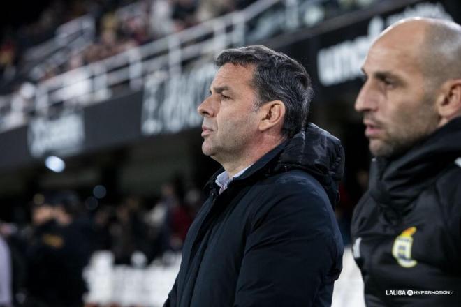 Javi Calleja, en el Cartagena-Real Oviedo (FOTO: LALIGA).