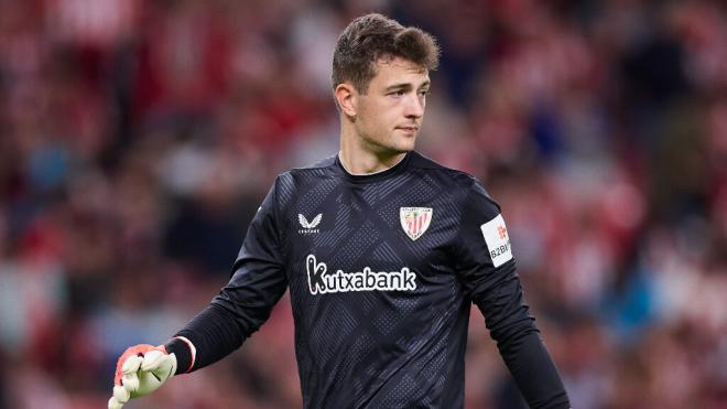 Julen Agirrezabala durante un partido del Athletic Club (Fuente: Europa Press)