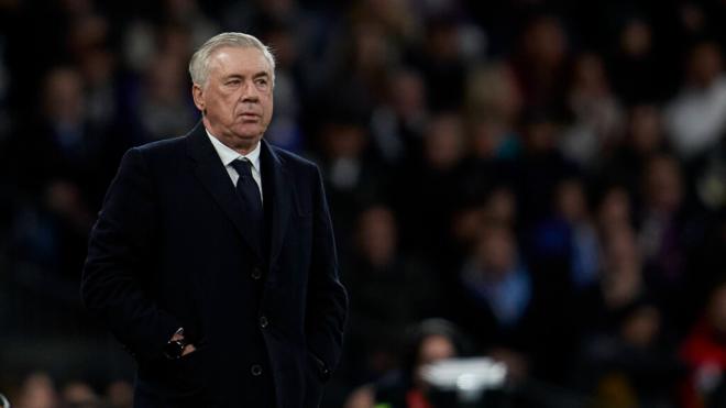 Carlo Ancelotti durante el partido ante el Celta de Vigo (Fuente: Cordon Press)