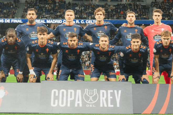 Once titular ante el Real Madrid en Copa del Rey (Foto: RC Celta).