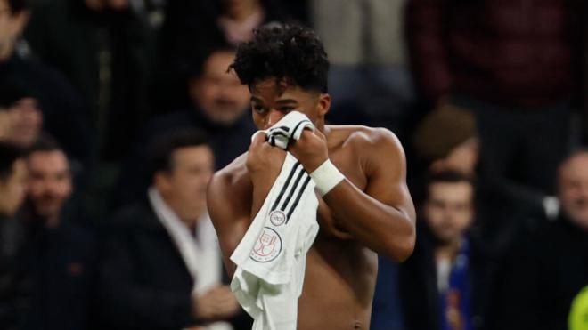 Endrick celebrando su gol ante el Celta de Vigo (Fuente: EFE)