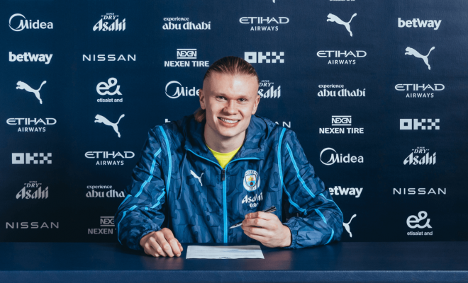 Erling Haaland firma su renovación con el Manchester City (Foto: MCFC).