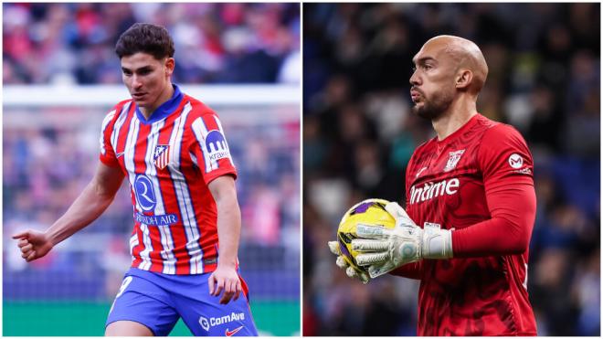 Las alineaciones confirmadas del Atlético de Madrid y el Leganés. (Foto: Europa Press)