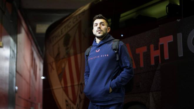 Aitor Paredes llega para jugar en Copa ante Osasuna en San Mamés (Foto: Athletic Club).