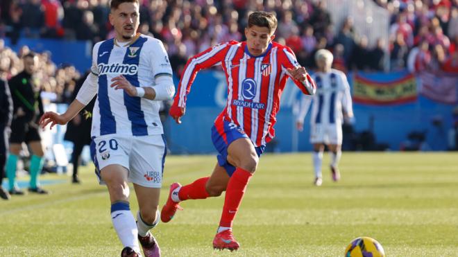 Giuliano Simeone en el CD Leganés - Atlético de Madrid (Foto: EFE)