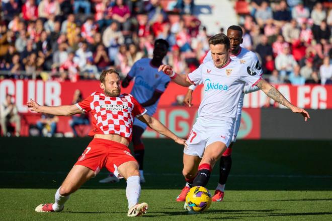 Saúl Ñíguez, en el Girona-Sevilla (Foto: Cordon Press).