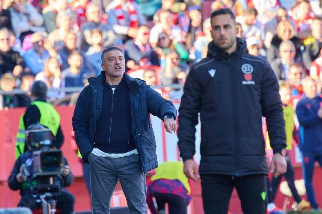 García Pimienta, en el Girona-Sevilla (Foto: Cordon Press).