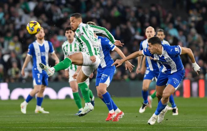 Vitor Roque, ante el Alavés (Foto: Kiko Hurtado)