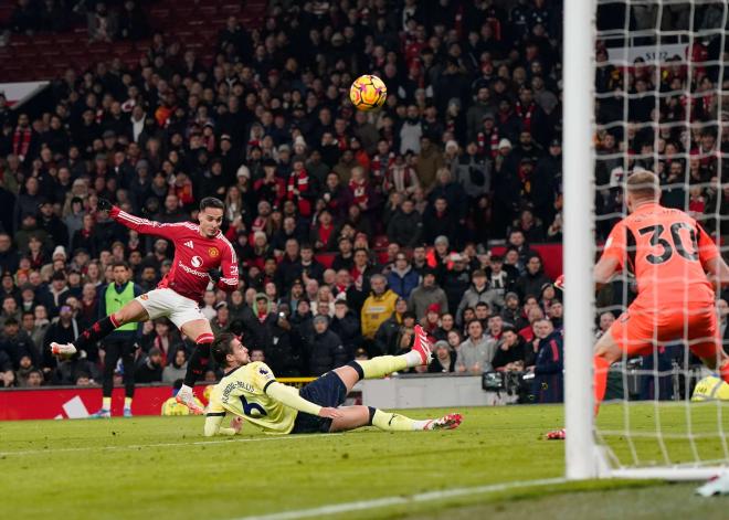 Antony, con el Manchester United (Foto: Cordon Press).