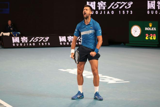 Novak Djokovic, en el Open de Australia (Foto: Cordon Press).