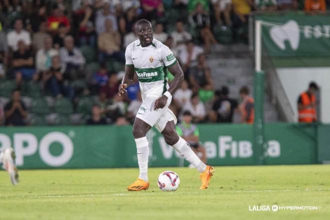 Bambo Diaby, durante un partido del Sporting (Foto: LALIGA).