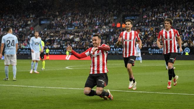 Un gol de Alex Berenguer ante el RC Celta en Balaídos (Foto: Athletic Club).