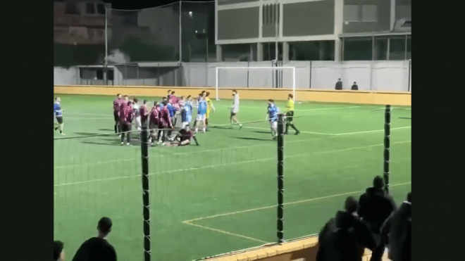 Pelea en la Regional Preferente de Ceuta.