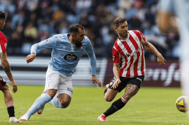 Borja Iglesias y Yeray Álvarez (Foto: LaLiga).