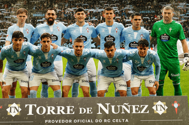 Once titular ante el Athletic Club (Foto: RC Celta).