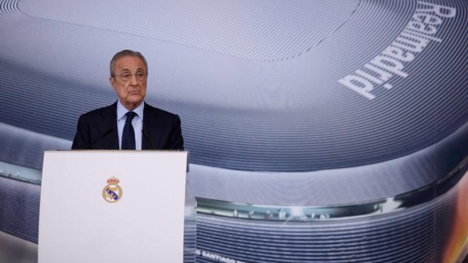 Florentino Pérez en un acto del Real Madrid (Cordon Press)