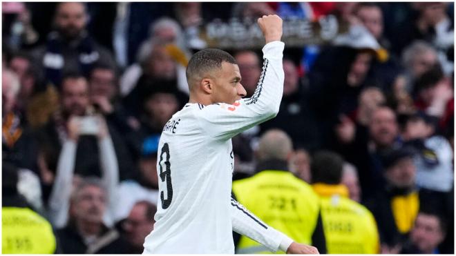 Kylian Mbappé durante el partido frente a Las Palmas. (Foto: Cordon Press)