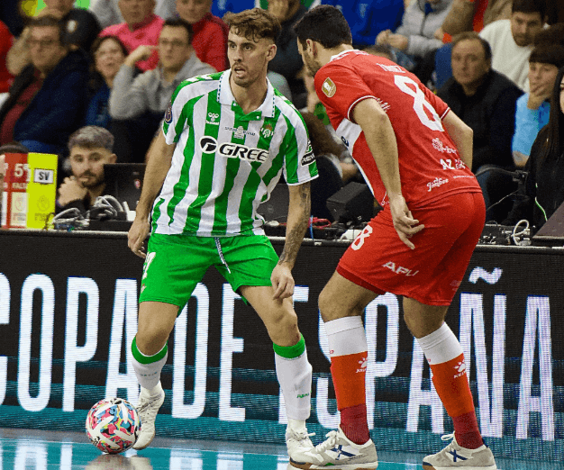 Imagen del partido (foto: Betis Futsal).